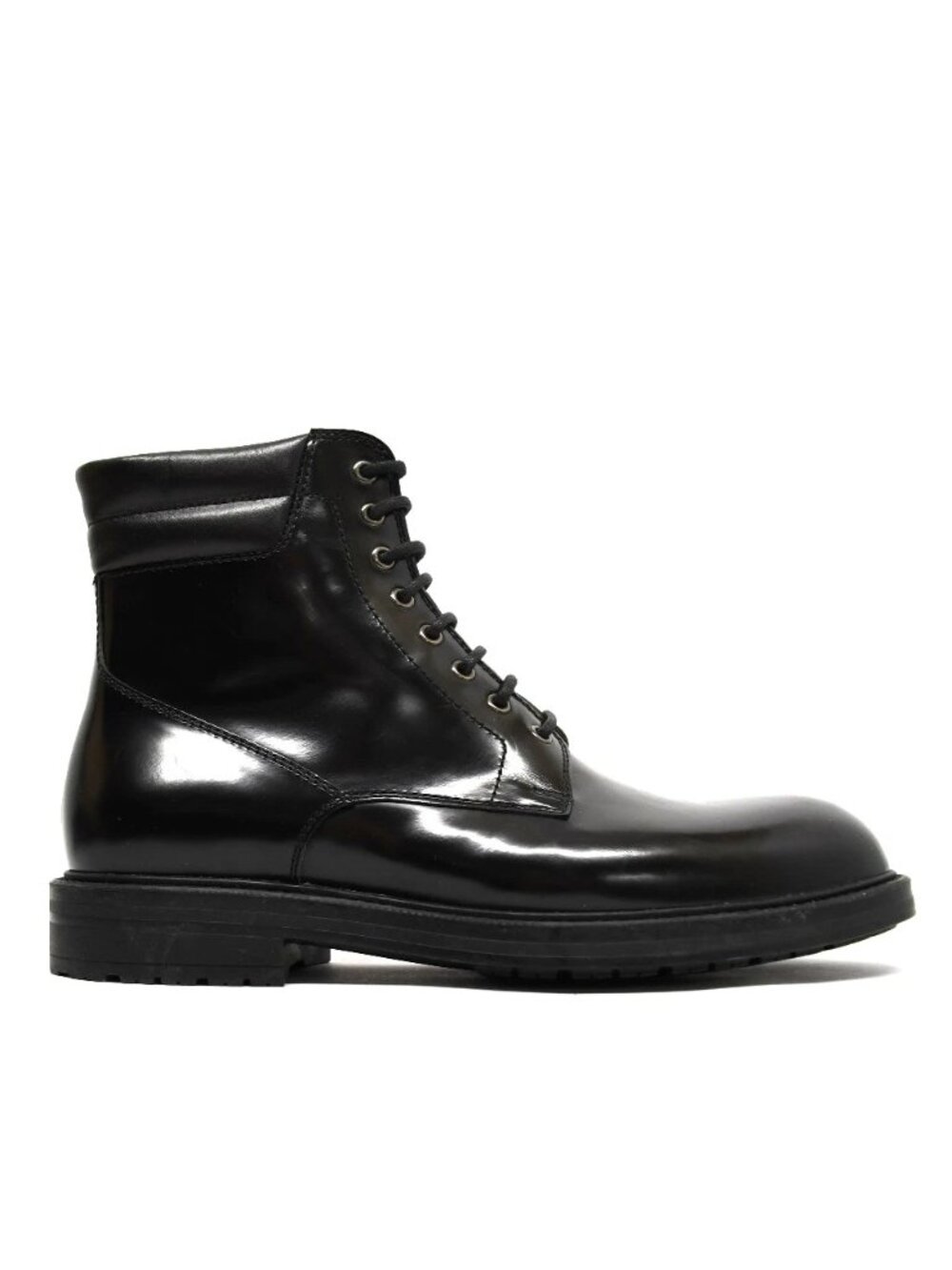 New! Magnanni Grayson Men's Crown Black Combat Boots 25833 Size 10 43 DD509A